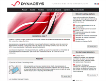 Tablet Screenshot of dynacsys.com